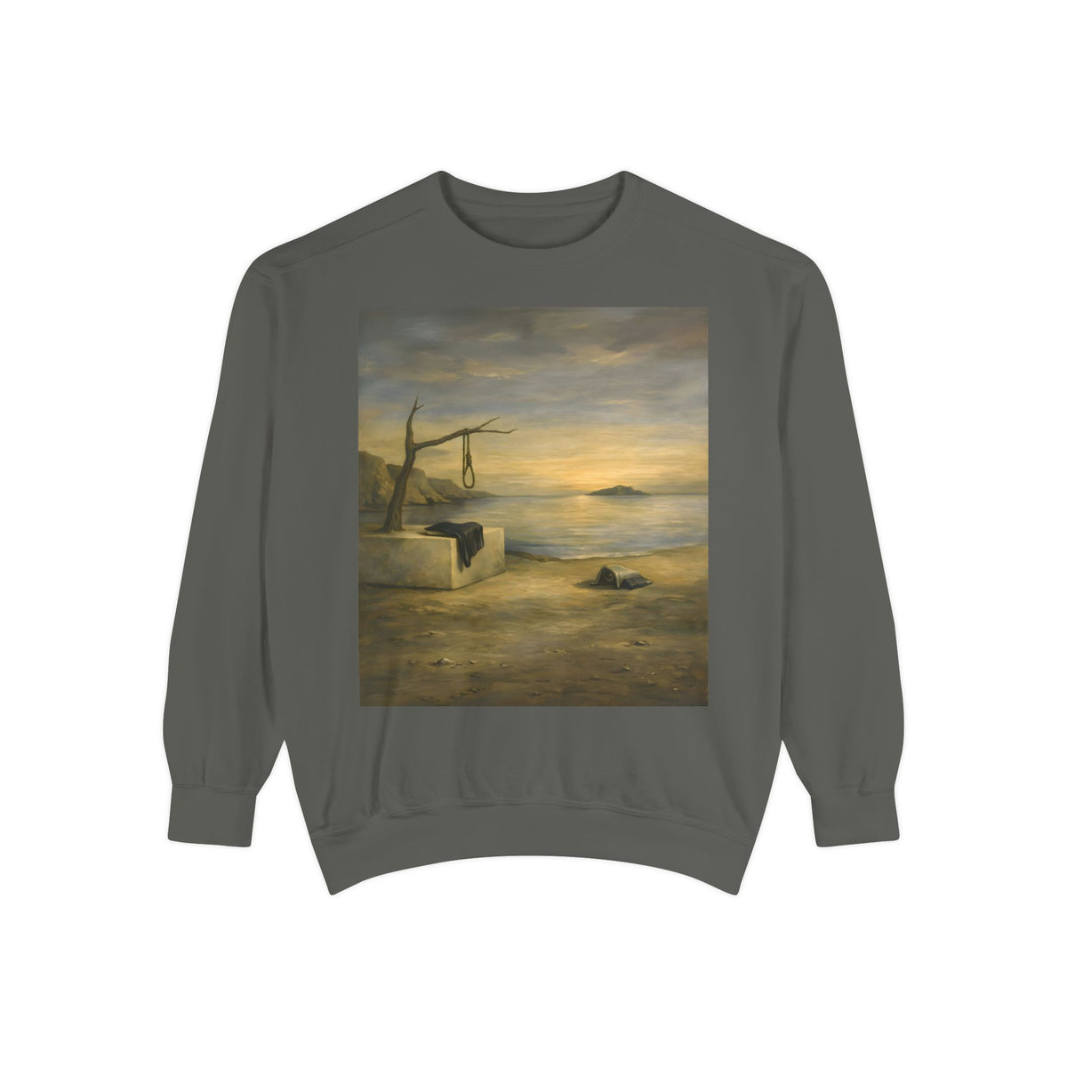 The Persistence of Epstein — Sweatshirt | Surreal Scandal Satire