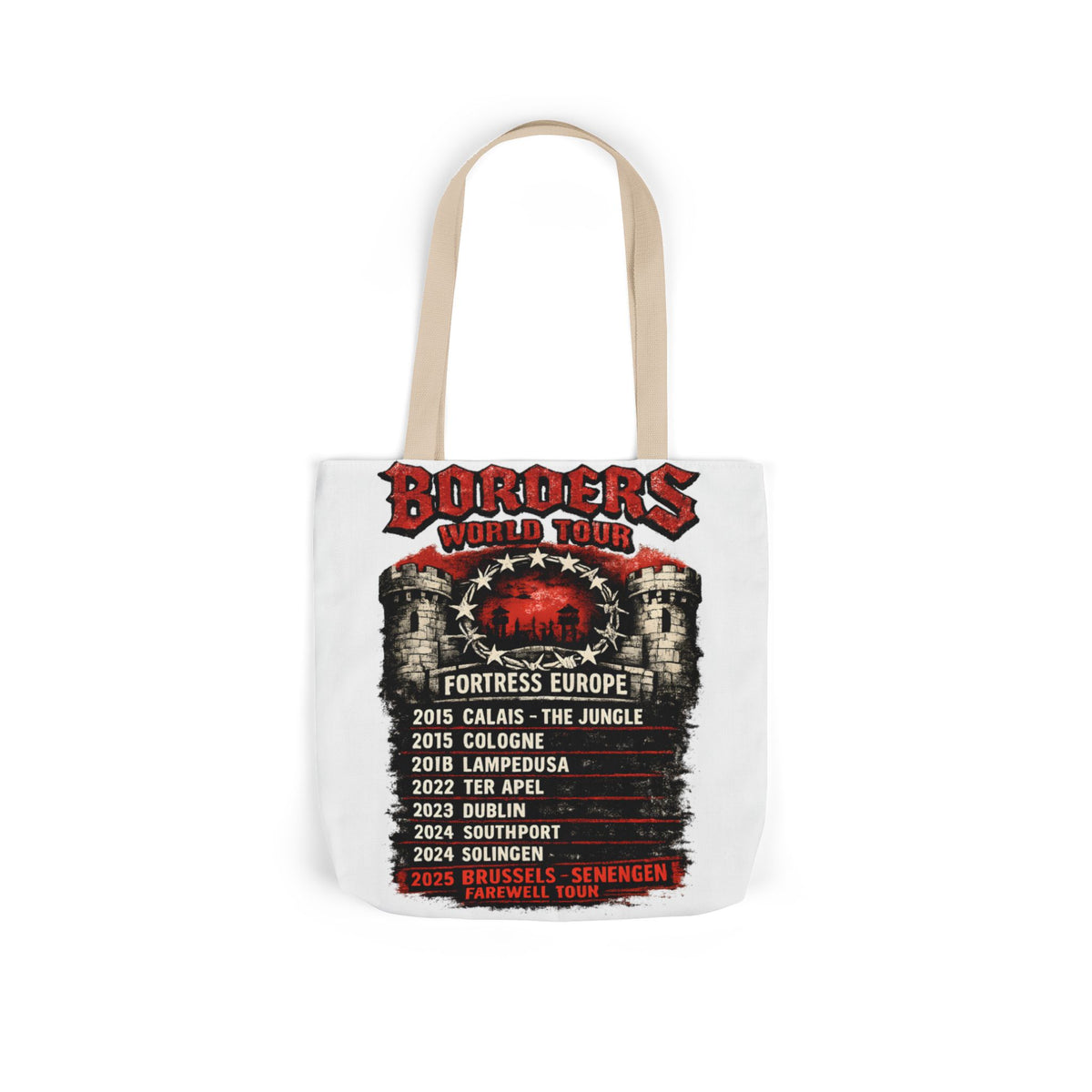 Borders World Tour — Tote Bag | Political Satire