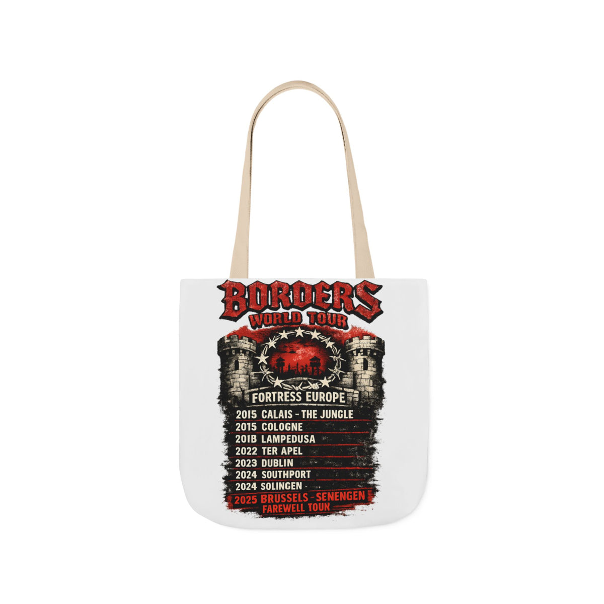 Borders World Tour — Tote Bag | Political Satire
