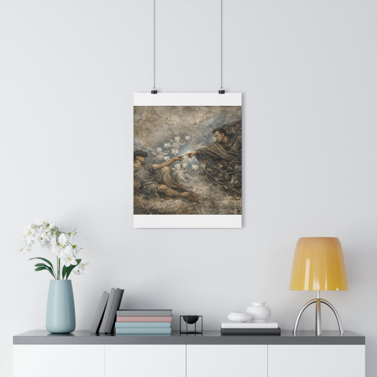 The Creation of Algorithm — Art Print