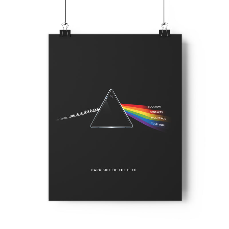Dark Side of the Feed — Art Print | Political Wall Art