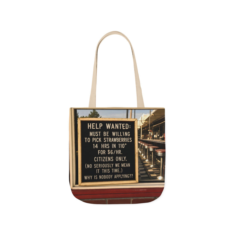Invisible Hand — Tote Bag | Capitalism Satire Carryall