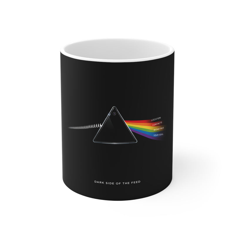 Dark Side of the Feed — Mug | Satirical Coffee Cup